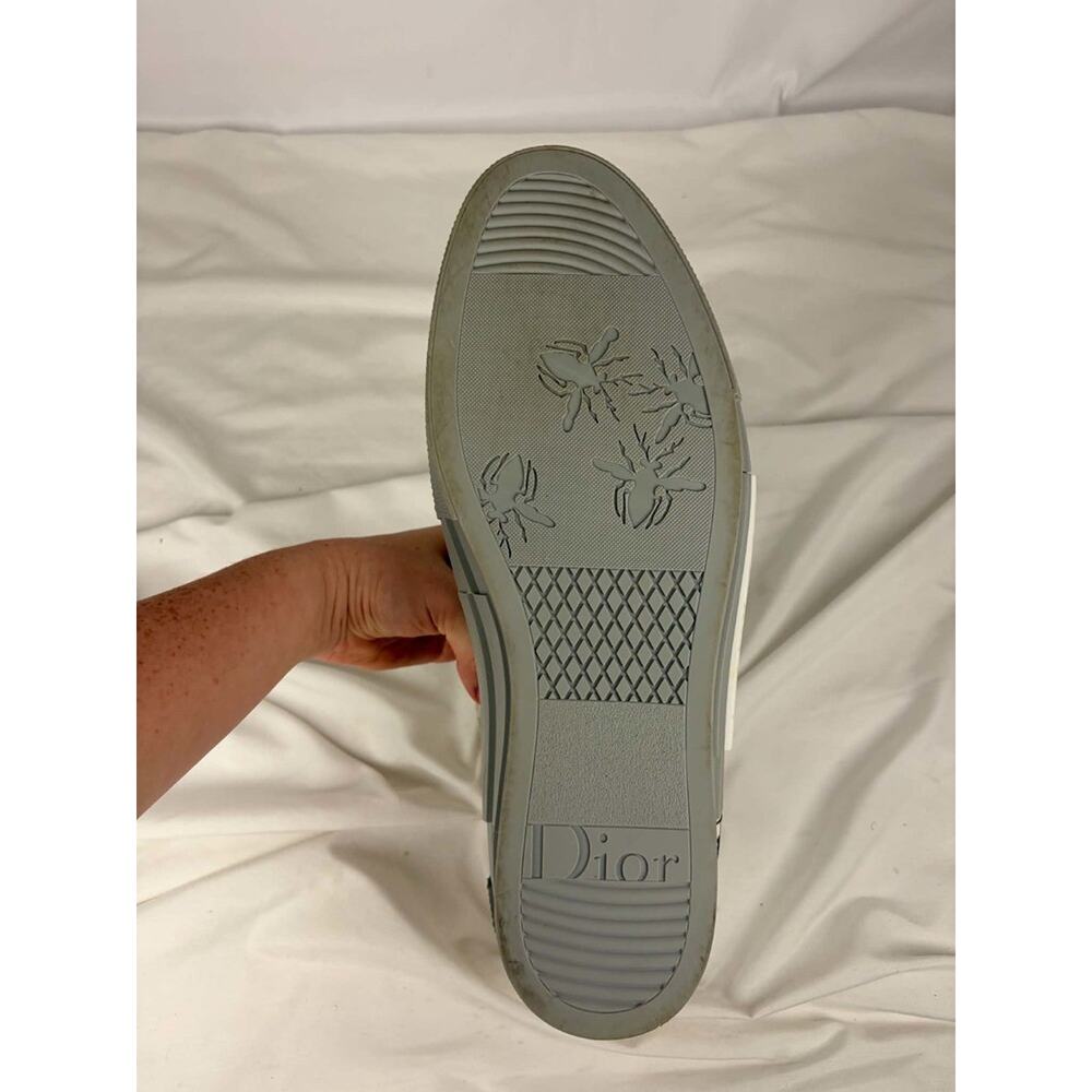 Dior B23 High Dior Oblique High Top Sneaker Blue Grey Mens US 14 SPB-EB 367939 - Picture 10 of 16